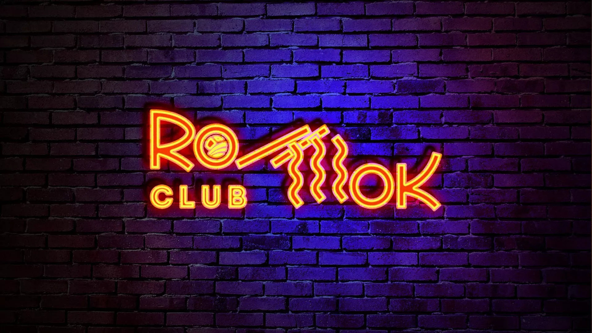 Разработка интерьерной вывески суши-бара «Roll Wok Club» в Волчанске